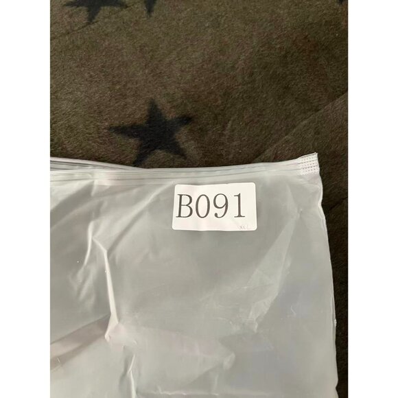 NWOT Anthropologie Wool Blend Green Star Double Face Trench Coat Olive Size M - Picture 11 of 11